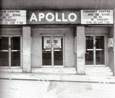 ac dc whilst 1978 was a brilliant year for music at the apollo, the real story was to unfold when the venue's owner, mecca, announced plans to convert the auditorium into a bingo hall.russell leadbetter captures the feeling of the public and the performers:"tears were shed ...