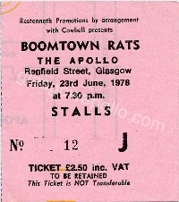The Boomtown Rats - The Young Ones - 23/06/1978