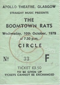 The Boomtown Rats - Protex - 10/10/1979