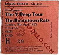 The Boomtown Rats - 18/04/1982